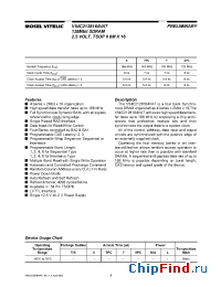 Datasheet V54C2128164VATT7PC manufacturer Mosel