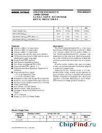 Datasheet V54C3128164VST8PC manufacturer Mosel