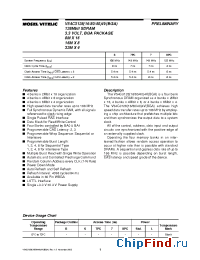 Datasheet V54C3128404VB6 manufacturer Mosel