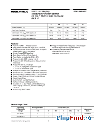 Datasheet V55C2128164VBT6 manufacturer Mosel