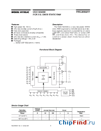 Datasheet V62C1804096 manufacturer Mosel