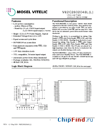 Datasheet V62C2802048LL-100V производства Mosel