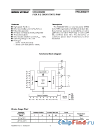Datasheet V62C2804096L-70BI manufacturer Mosel
