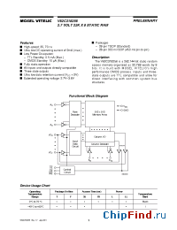 Datasheet V62C318256LL-70TI manufacturer Mosel