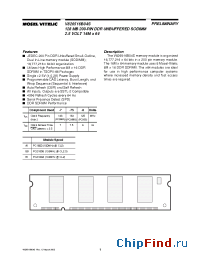 Datasheet V826516B04SXTG-A1 manufacturer Mosel