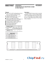 Datasheet V826632B24SXTG-A1 manufacturer Mosel