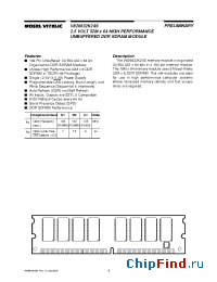 Datasheet V826632K24S manufacturer Mosel