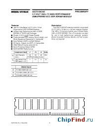Datasheet V827316K04SXTG-B0 производства Mosel