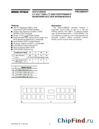 Datasheet V8274128N24S производства Mosel