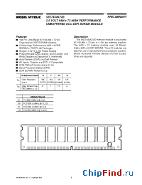 Datasheet V827464K24S производства Mosel
