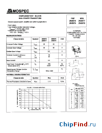 Datasheet 2N5876 manufacturer Mospec
