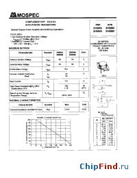 Datasheet 2N5886 manufacturer Mospec