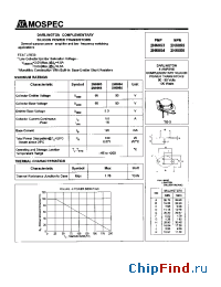 Datasheet 2N6056 manufacturer Mospec