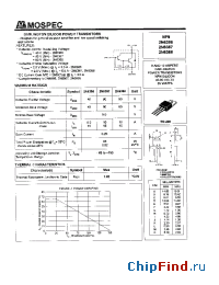 Datasheet 2N6388 manufacturer Mospec