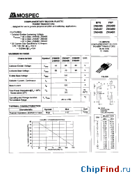 Datasheet 2N6489 manufacturer Mospec