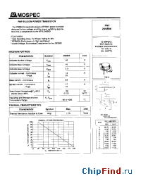 Datasheet 2N6594 manufacturer Mospec