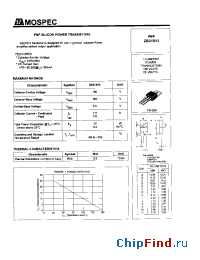 Datasheet 2SA1011 manufacturer Mospec