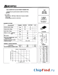 Datasheet 2SA1386 manufacturer Mospec