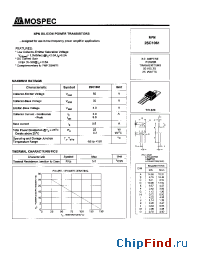 Datasheet 2SC1061 manufacturer Mospec