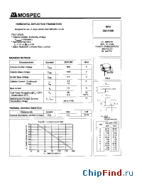 Datasheet 2SC1358 manufacturer Mospec