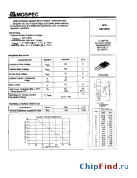 Datasheet 2SC2625 manufacturer Mospec