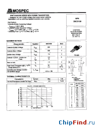 Datasheet 2SC3150 manufacturer Mospec