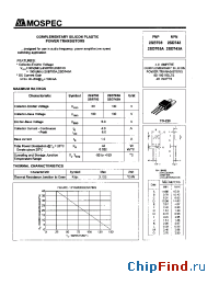 Datasheet 2SD743A производства Mospec