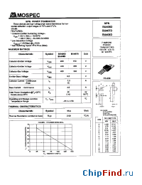 Datasheet BU407D manufacturer Mospec