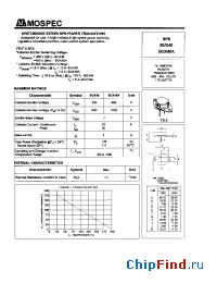 Datasheet BUX48 manufacturer Mospec