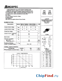 Datasheet D44C3 manufacturer Mospec