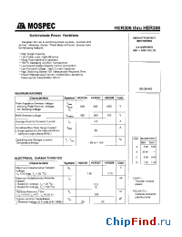 Datasheet HER307 производства Mospec