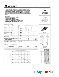 Datasheet MJE13004 manufacturer Mospec