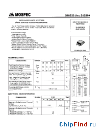 Datasheet S10S35 manufacturer Mospec