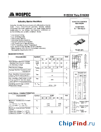 Datasheet S15D45 manufacturer Mospec