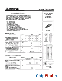 Datasheet S20C40 manufacturer Mospec