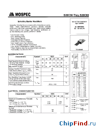 Datasheet S20C45 manufacturer Mospec