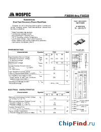 Datasheet SF13 manufacturer Mospec