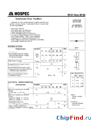 Datasheet SF24 manufacturer Mospec