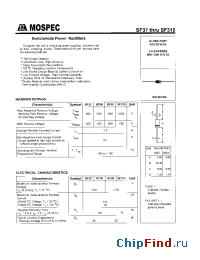 Datasheet SF37 manufacturer Mospec