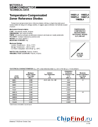 Datasheet 1N821 manufacturer Motorola