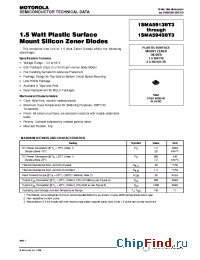 Datasheet 1SMA5931 manufacturer Motorola