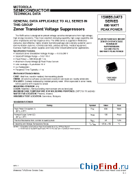 Datasheet 1SMB100AT3 manufacturer Motorola