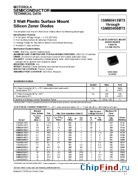 Datasheet 1SMB5913 manufacturer Motorola
