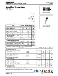 Datasheet 2N5400 manufacturer Motorola