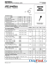 Datasheet 2N5461 manufacturer Motorola