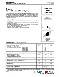 Datasheet 2N6342 manufacturer Motorola