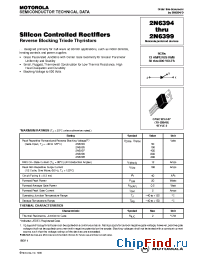 Datasheet 2N6395 manufacturer Motorola