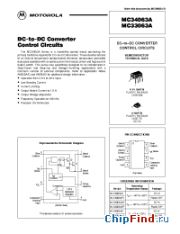 Datasheet 33063AP manufacturer Motorola