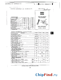 Datasheet 3N205 manufacturer Motorola