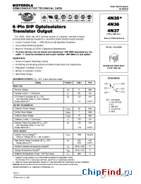 Datasheet 4N35 manufacturer Motorola